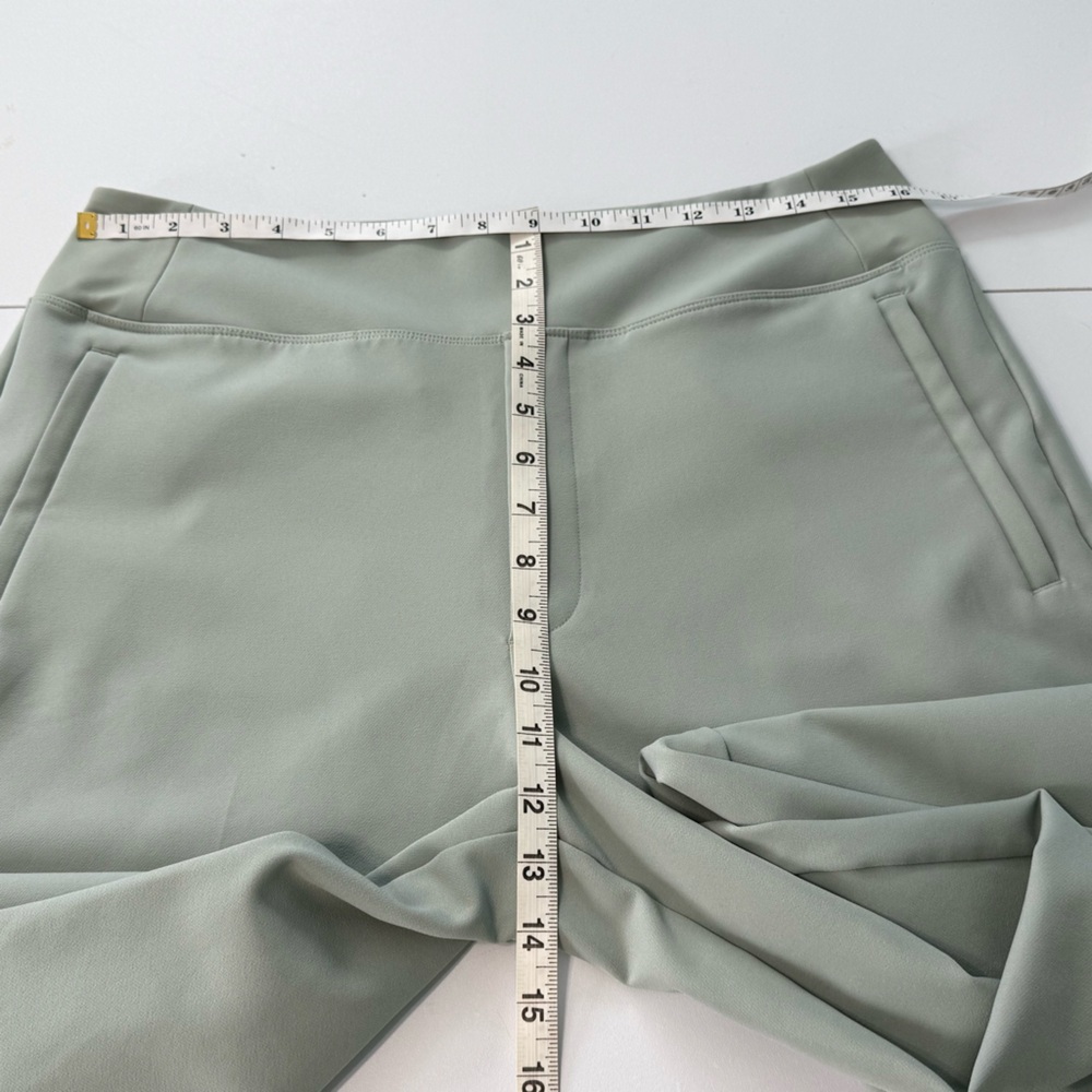Athleta Endless High Rise Pants Women 12 T Work Travel Ankle Length Vera Green - Picture 11 of 15